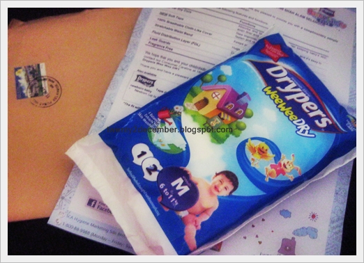 Free sample product ~ Lampin pakai buang  bayi