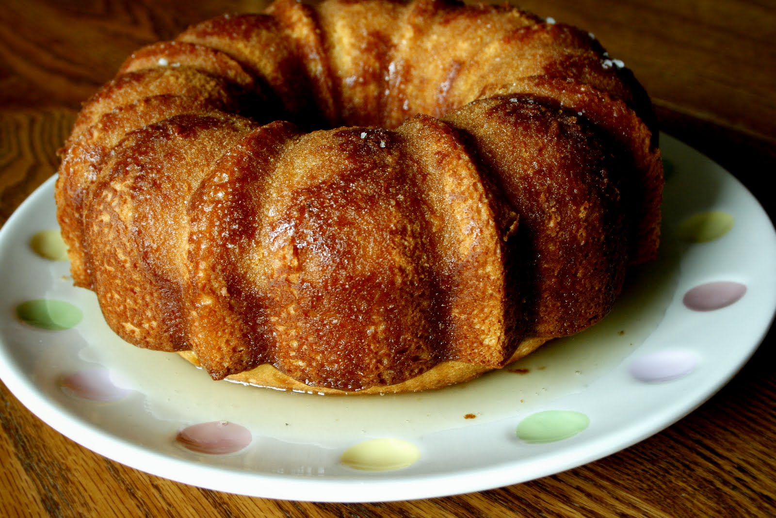 themessmakerbaker Golden Rum Cake