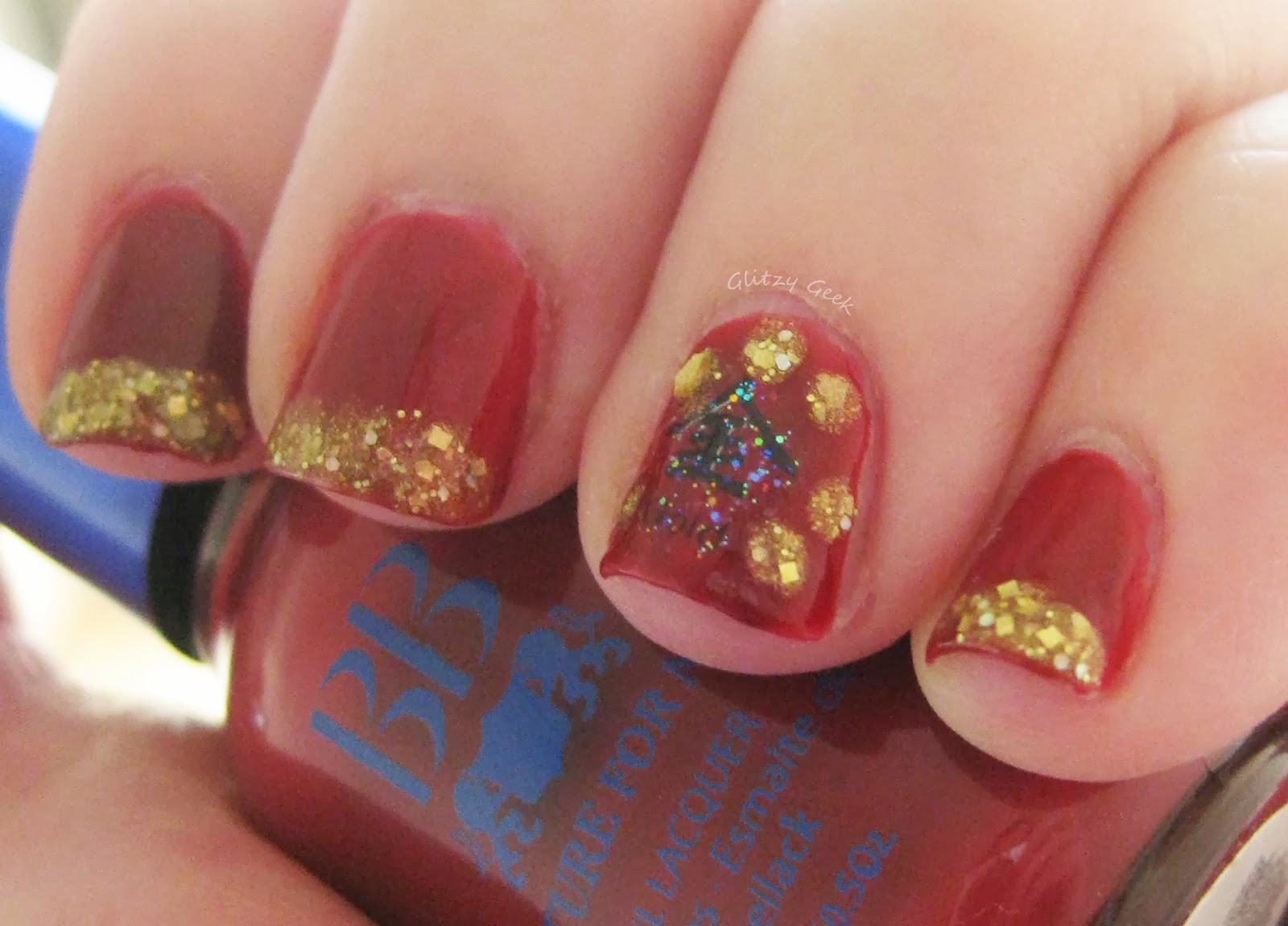 The Glitzy Geek: Chinese New Year Nail Art
