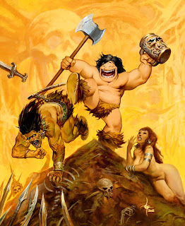 lukas thelin, fenix, cover art, birger barbaren, frank frazzetta, conan, fantasy art