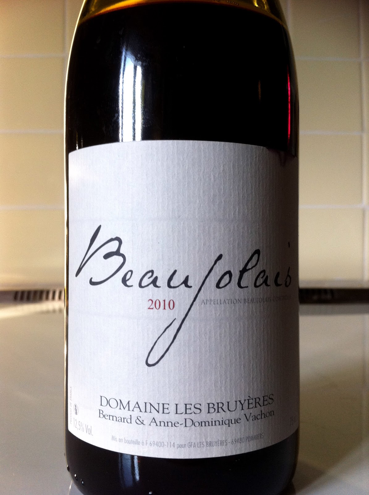More than just wine The wine of the week is a Beaujolais