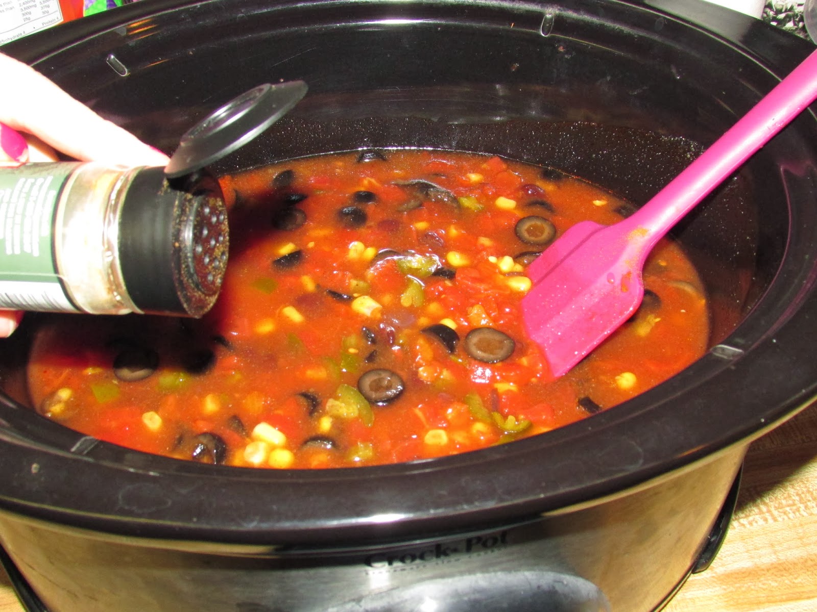 For the Love of Food Dollar General CrockPot Challenge Cheesy Enchilada Soup