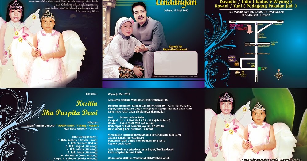 Undangan Rasulan Full Color Murah Alfi Percetakan dan