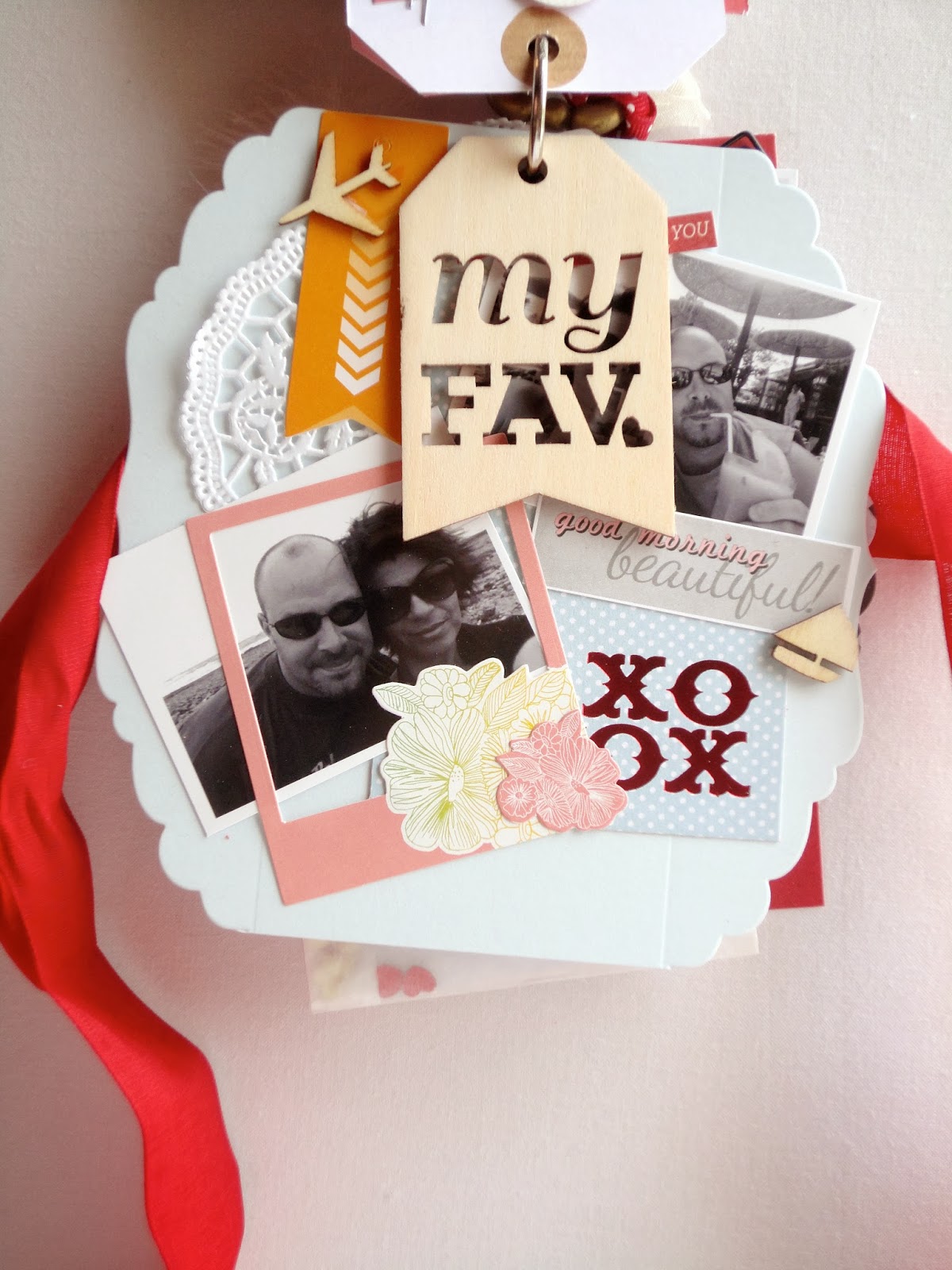 Instants de Scrap Mini album "Saint Valentin"