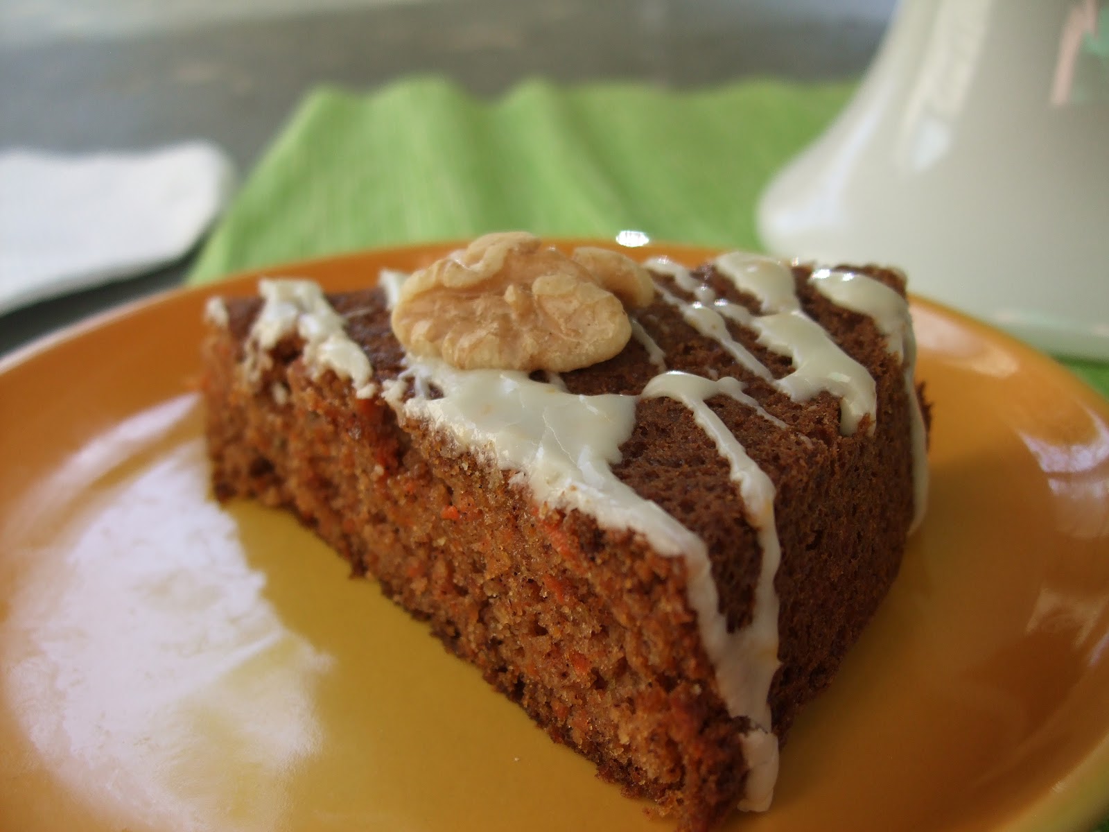 Gluten Free in SLC Spiced Carrot Cake with Orange Glaze Recipe