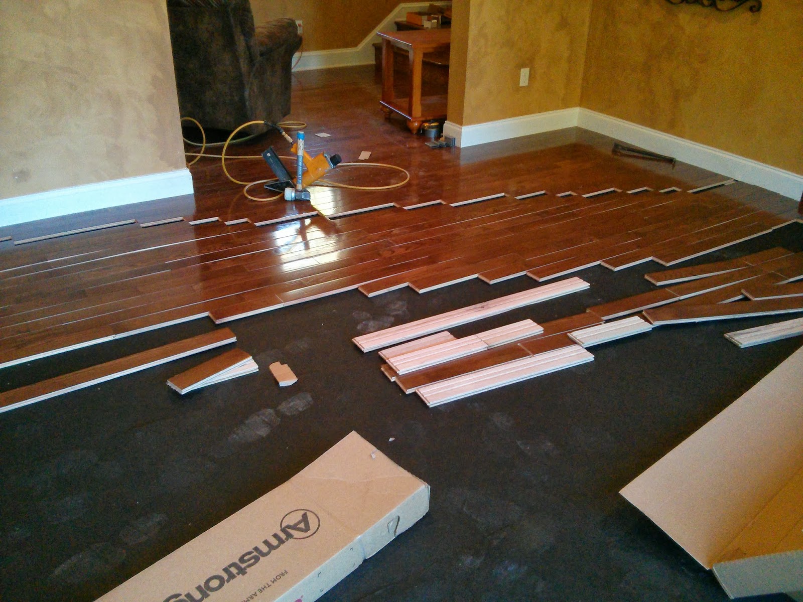 Floor Installation Photos Bruce 4" Saddle Oak