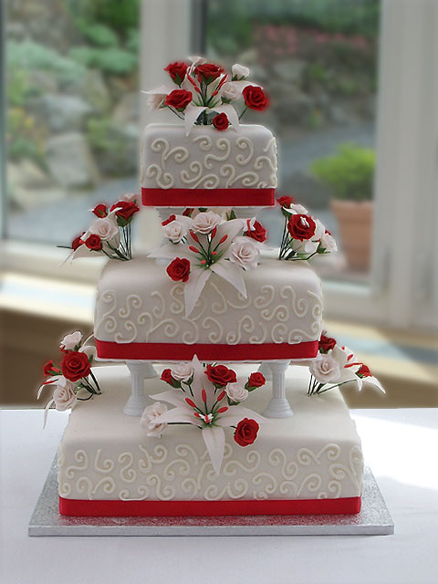 Wedding Cakes Pictures Simple 2012
