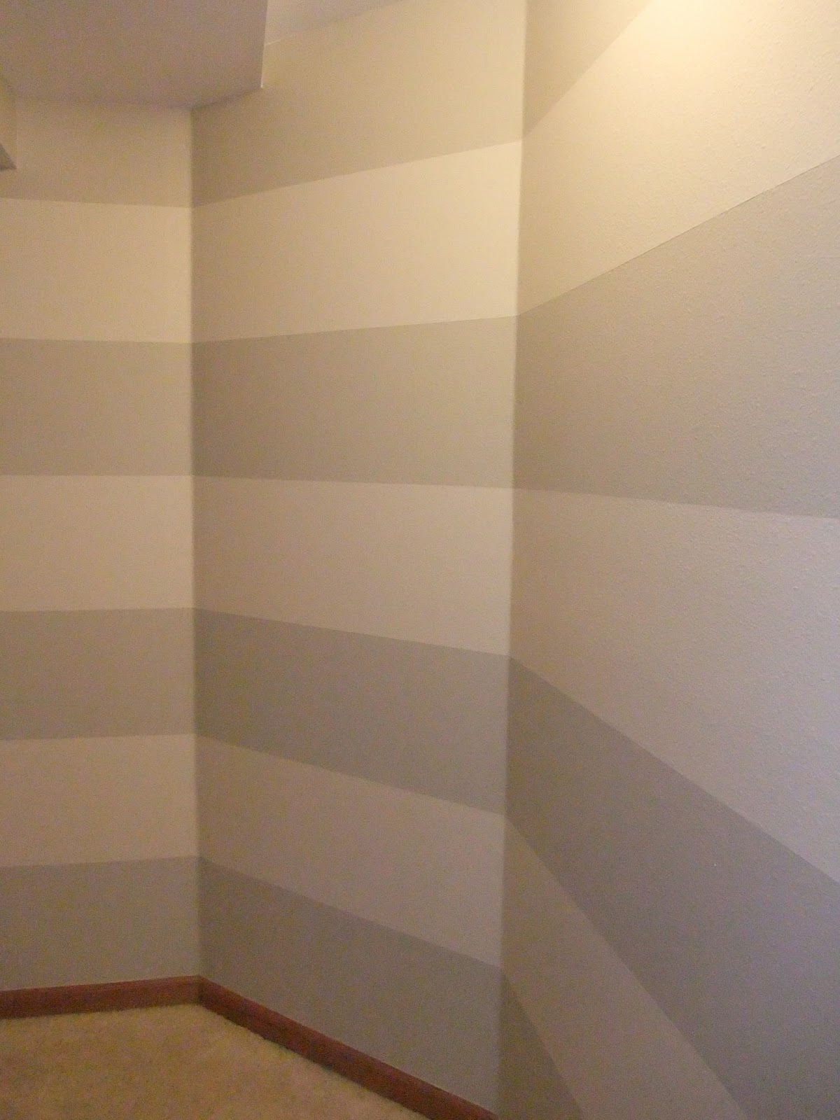 Just Another Hang Up Painting Stripes on Textured Walls