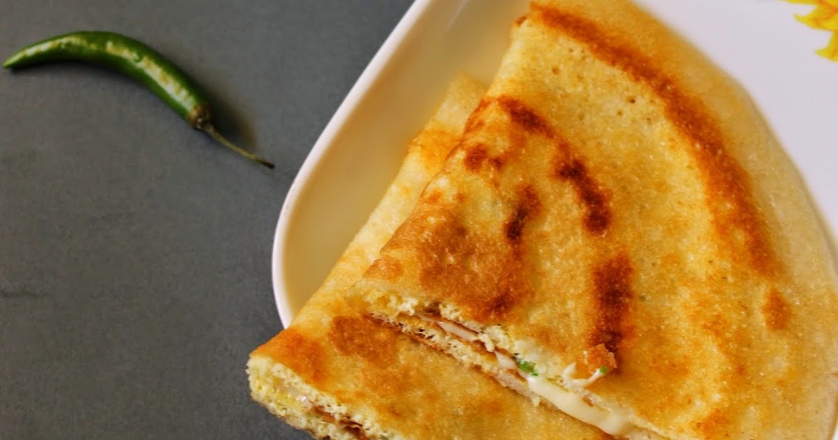 Egg Cheese Dosa Home Cooks Recipe