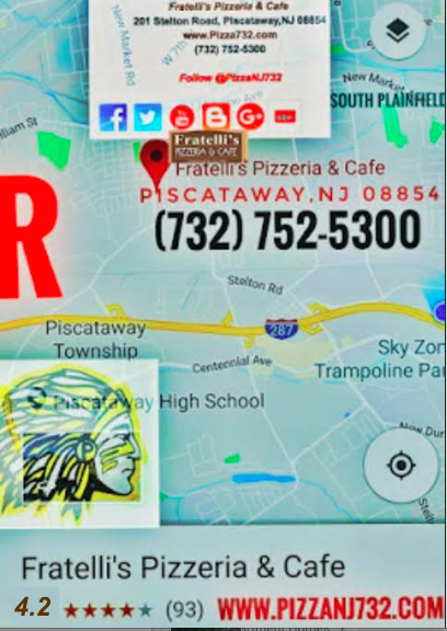 Fratelli's Pizzeria & Cafe, Piscataway,NJ 08854