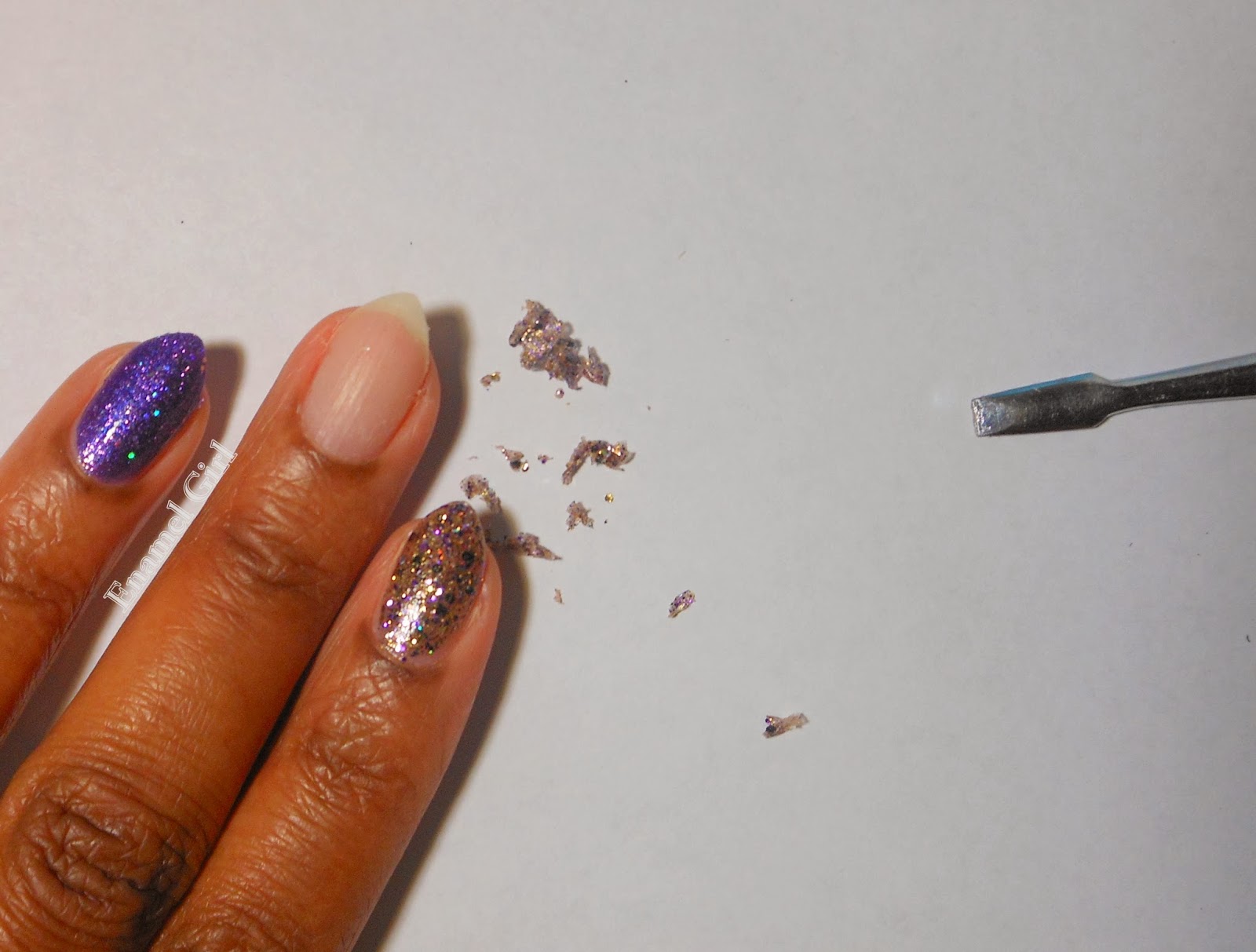 Enamel Girl OPI Glitter Off Natural Nail Peel Off (Peelable) Base Coat