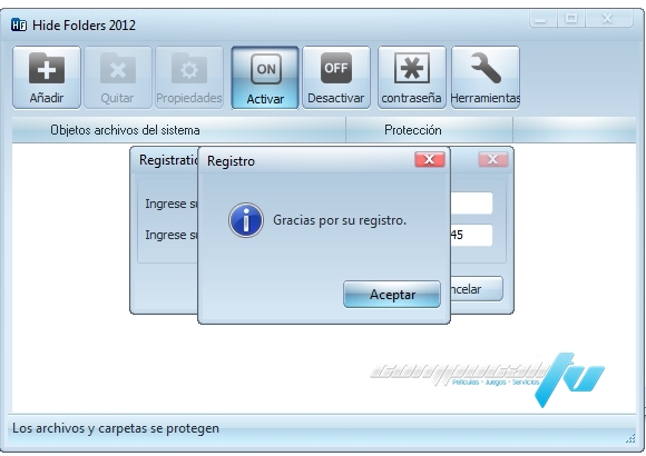 Hide Folders 2012 Versión 4.1.1 Español Final 