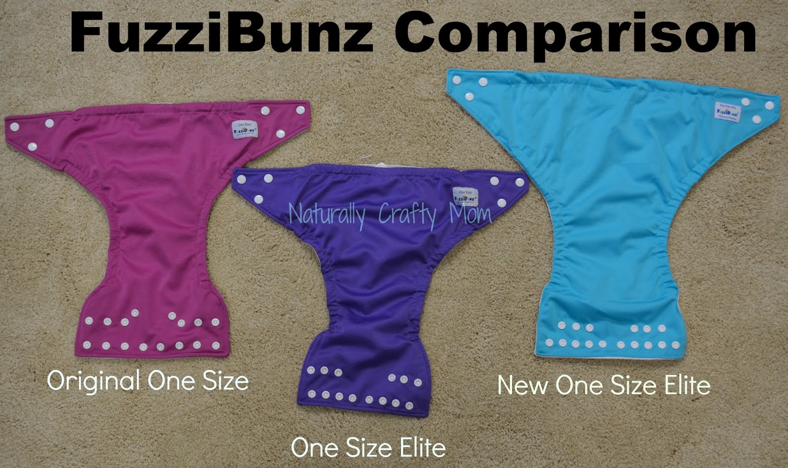 Fuzzibunz One Size Elite Size Chart