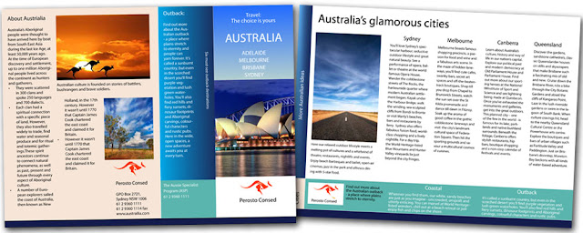 Brochure For Australia