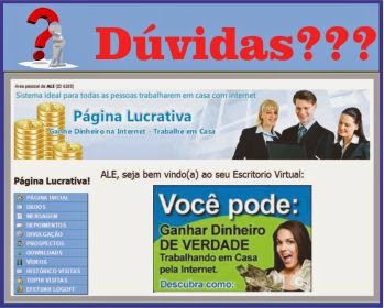 Dúvidas sobre o Sistema Pagina Lucrativa