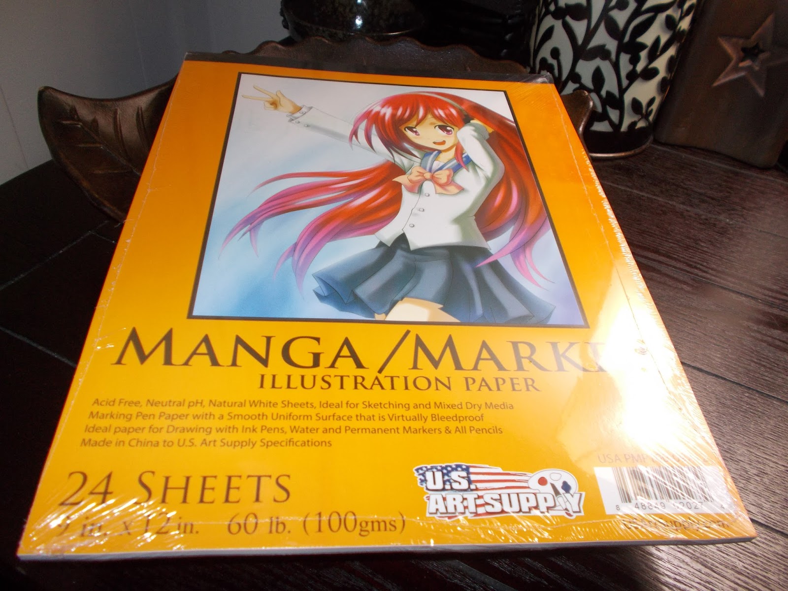 U.S. Art Supply 9 x 12 Premium Manga-Marker Paper Pad, 60 Pound (100gsm), Pad of 24-Sheets