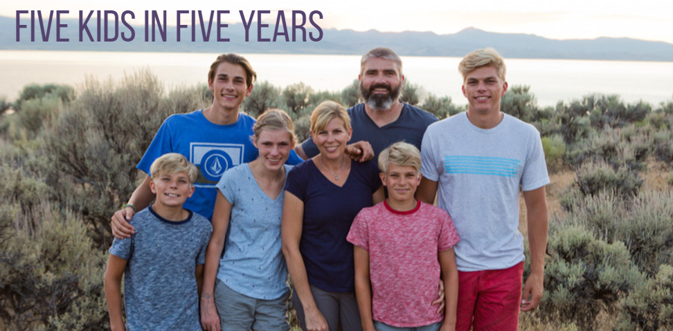 five kids in five years