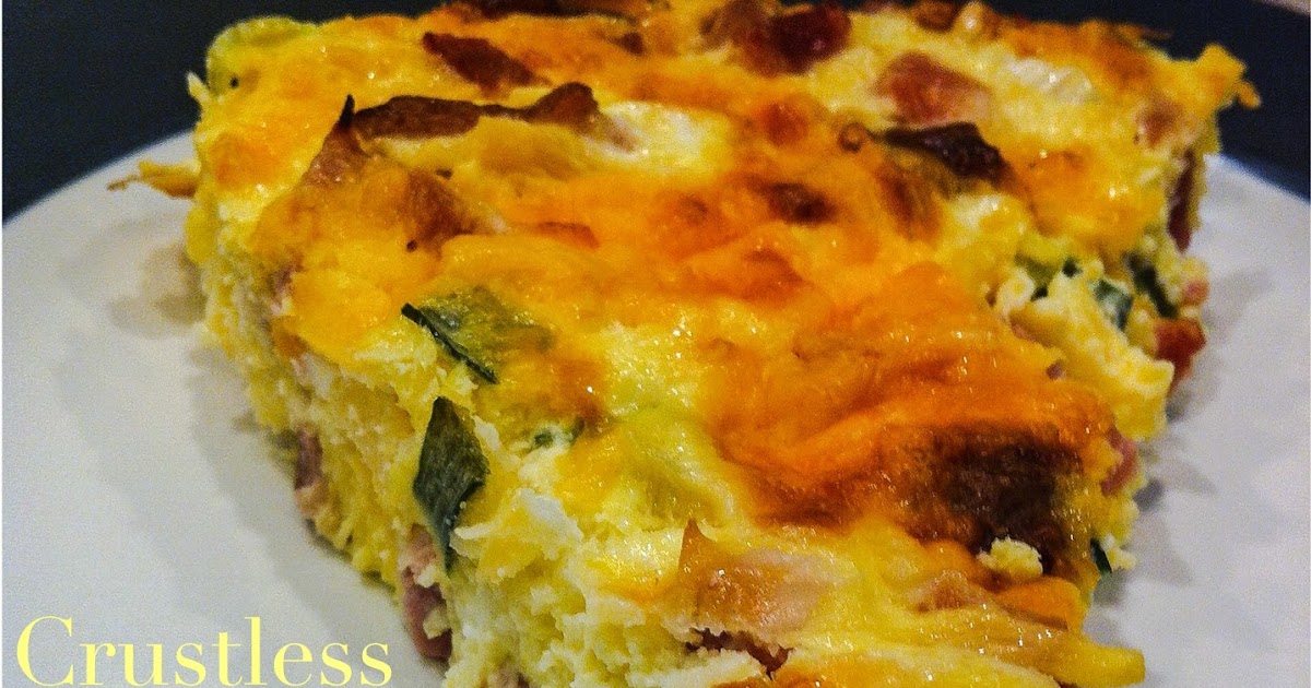 Alohamora Open a Book Ham and Pineapple Crustless Quiche {Gluten Free}