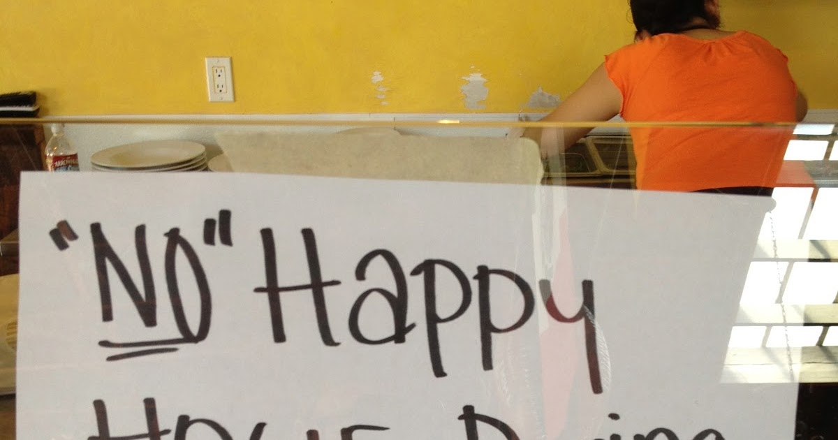 The “Blog” of “Unnecessary” Quotation Marks "No" happy hour