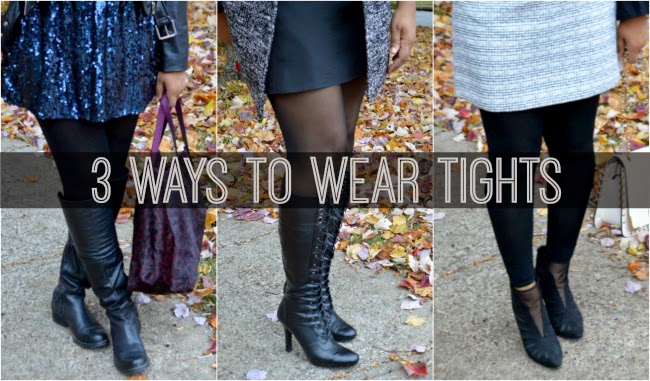 3 Ways to Wear L'eggs Tights this Winter - Hey Trina