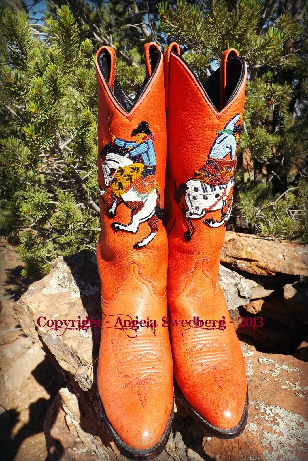 beaded cowboy boots