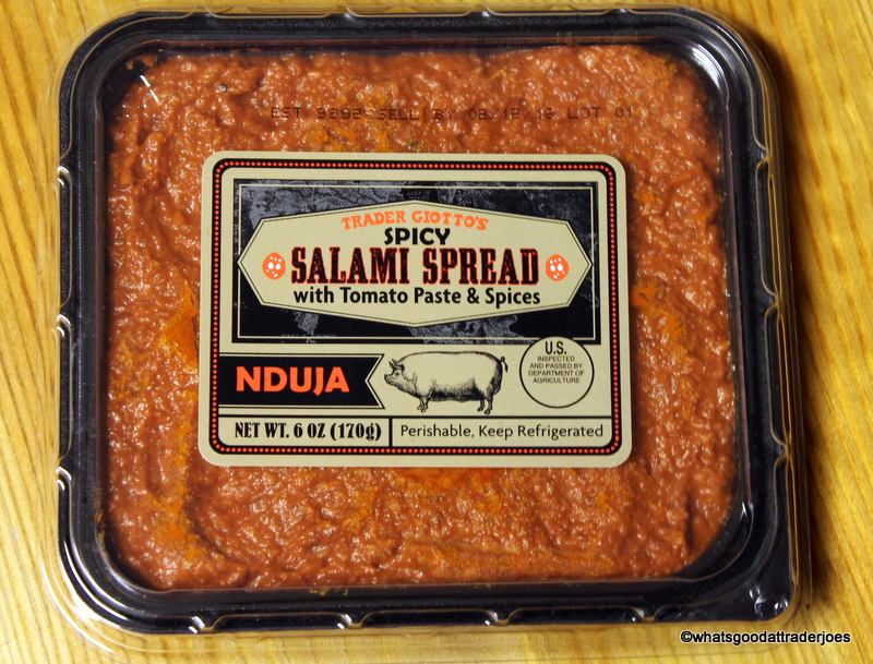 What's Good at Trader Joe's? Trader Giotto's Nduja Spicy Salami Spread
