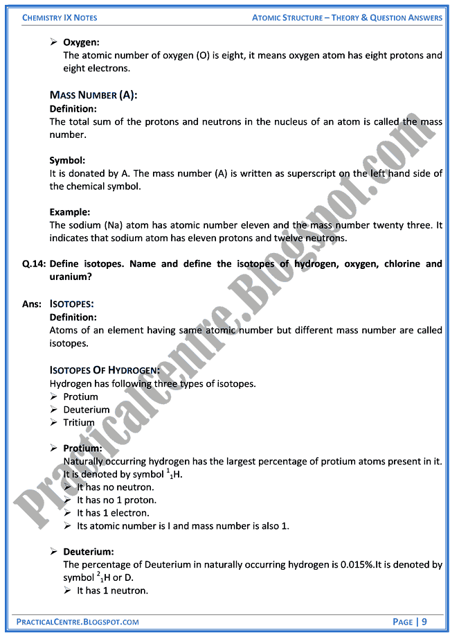 atomic-structure-theory-and-question-answers-chemistry-ix