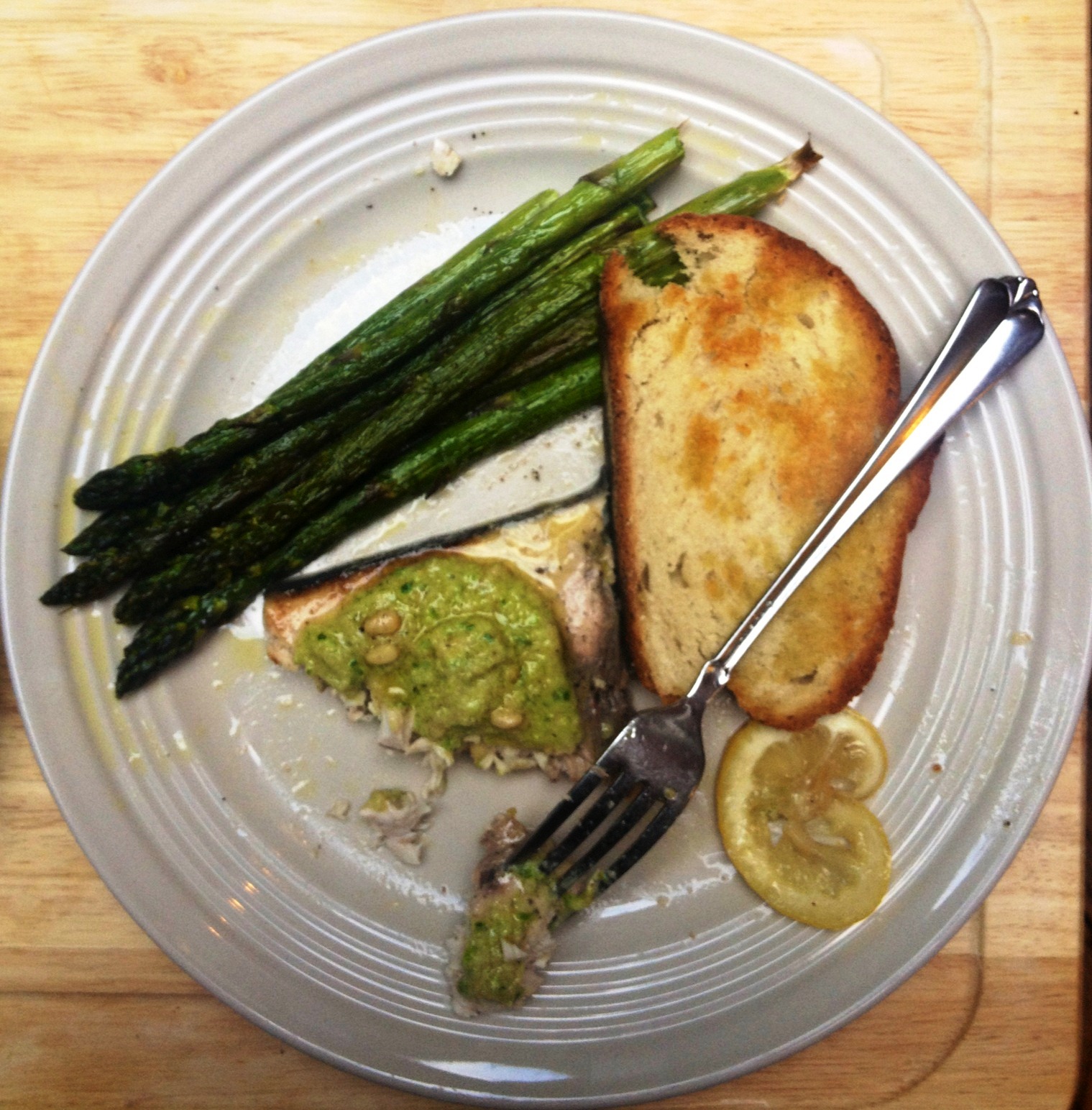 Grilled Swordfish with Scape Pesto Eat. Live. Chop.