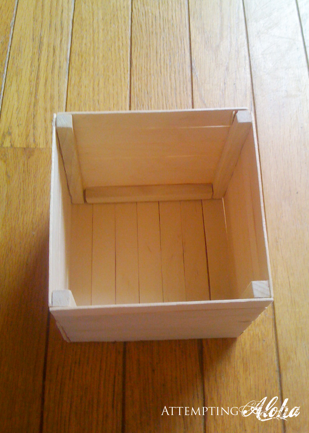 Attempting Aloha A Spring Bouquet (( And a DIY Popsicle Stick Crate))