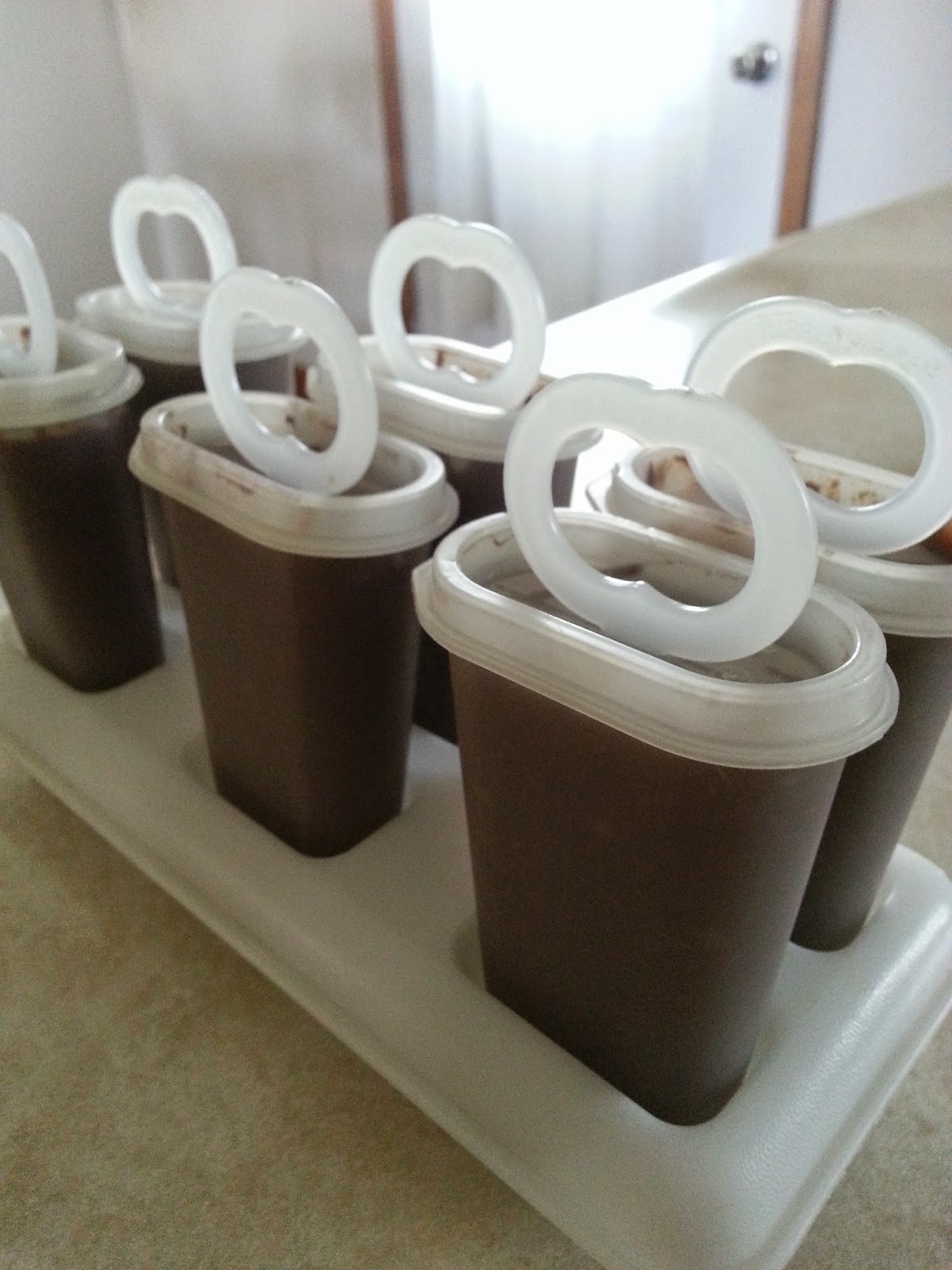 Morsels of Chocolate Banana Fudge Pops