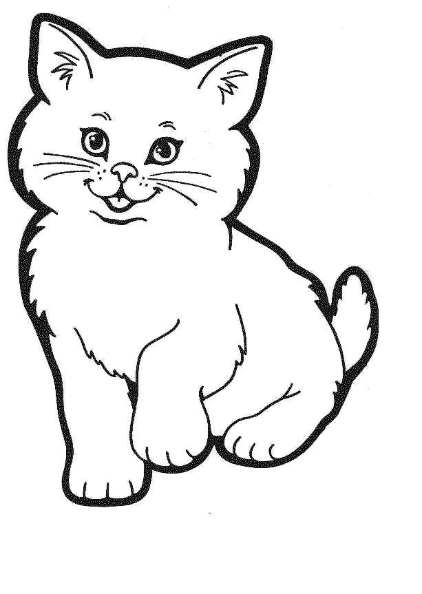 Male Kitten Coloring Pages For Boys | Kids Coloring Pages