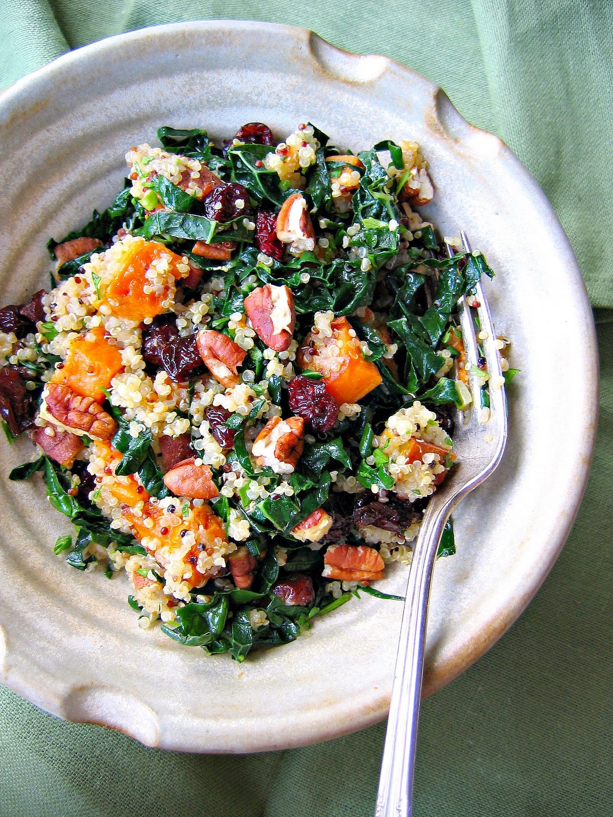 Quinoa, Kale and Sweet Potato Salad • The Bojon Gourmet