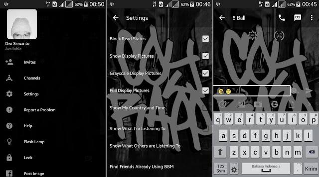 BBM 2.10.0.31 Mod Transparan Preview