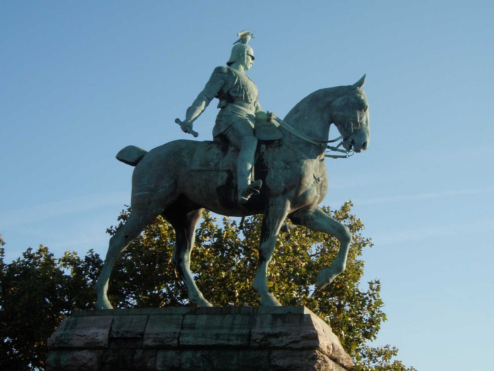 Country is about to meet City...in EUROPE The Horse and Rider Statue