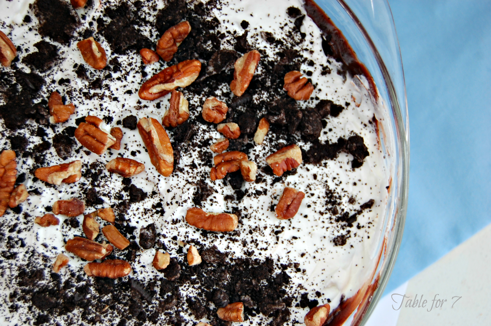 Chocolate Cookie Pudding • Table for Seven