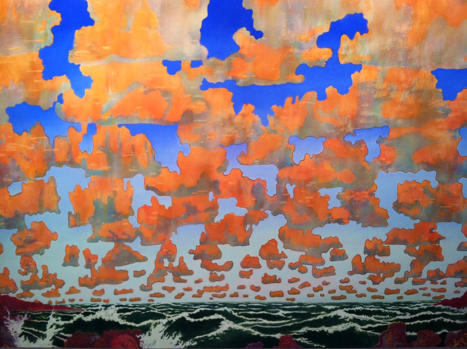 Super Mario's Art Fine Art in the Fast lane Aaron Morse "Cloud World