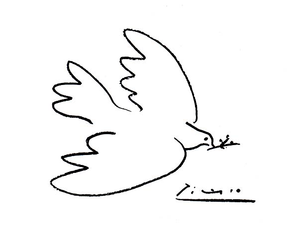 Clay Peace Doves