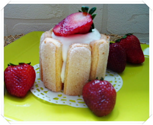 Mini charlottes de morango