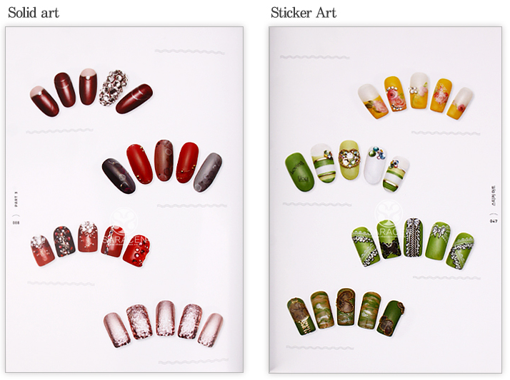 SARA NAIL NAIL HOLIC Nail Art Book, nail art tutorial book for nail lovers