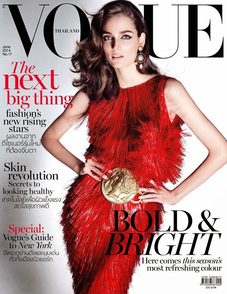 Zuzanna Bijoch covers Vogue Thailand June 2014