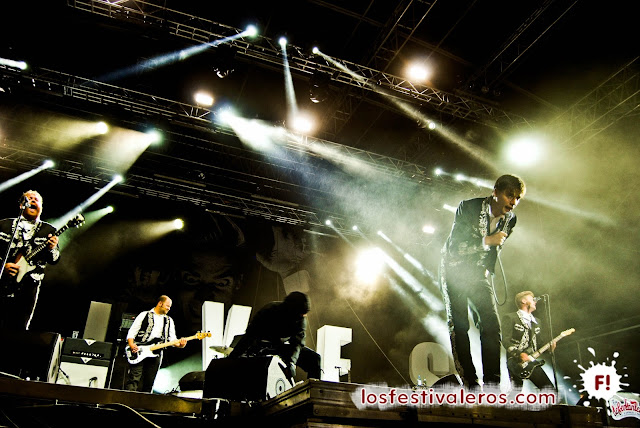 The Hives cerrando el Festival Les Déferlantes 2013