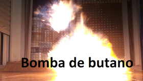 La combustión del butano experimentos caseros bomba casera