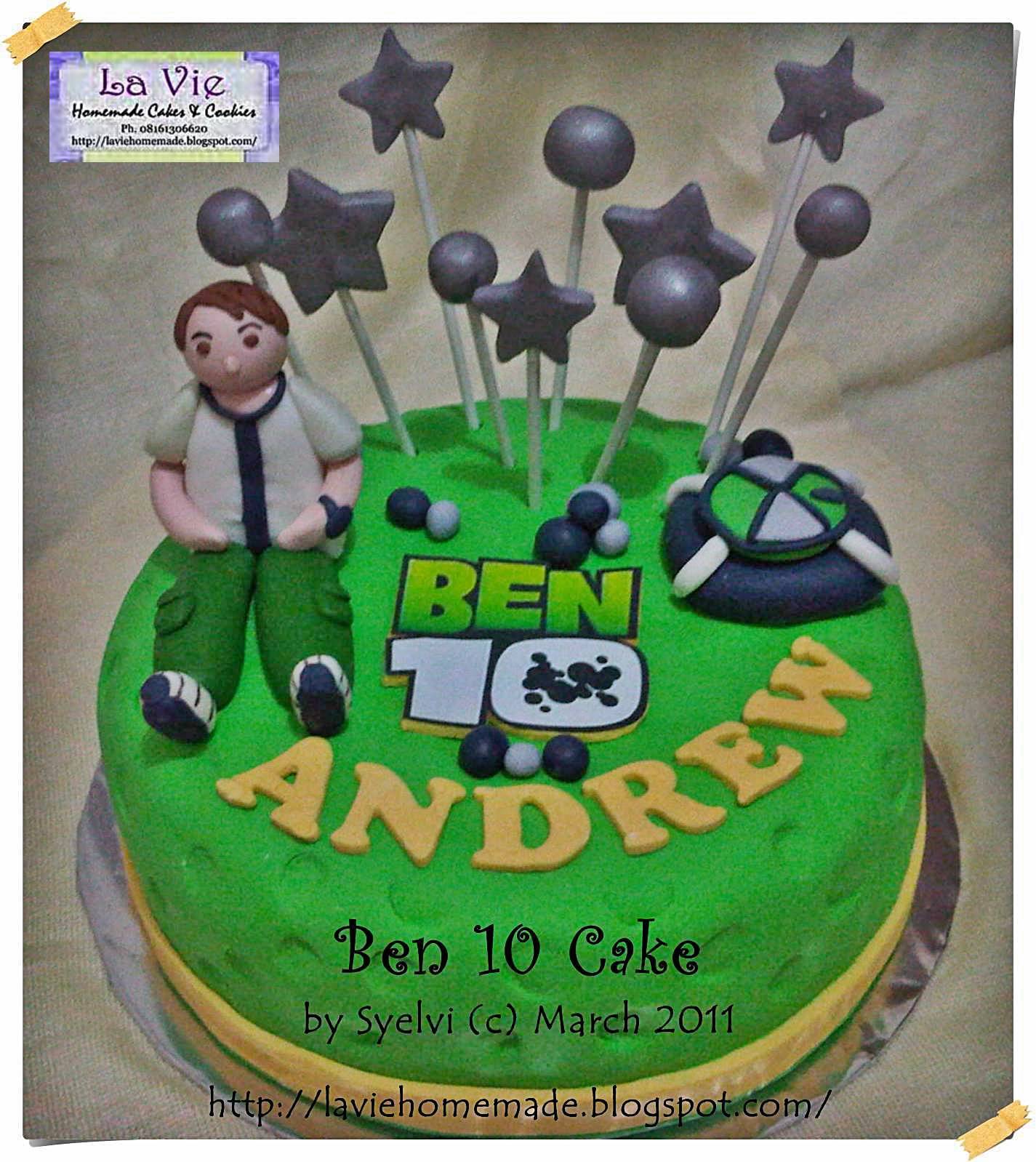 La Vie Homemade Cakes & Cookies: Ben 10 Cake For Andrew