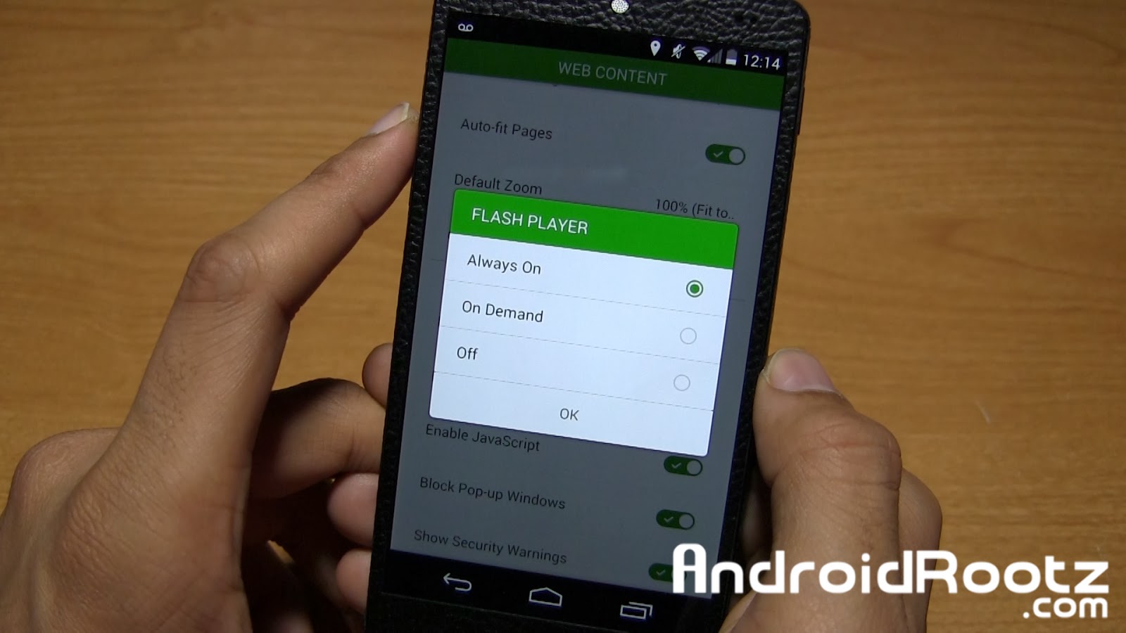 Phone Free Download Adobe Flash Player For Android Mobile Phone how to install flash player on any android kitkat device then tap options settings web content and set it always on