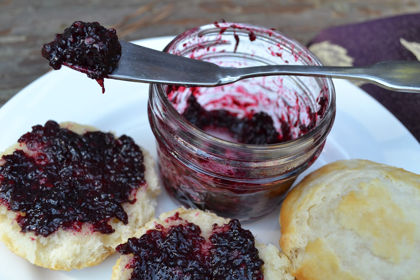 bonbons & biscotti Blackberry Lemon Thyme Jam