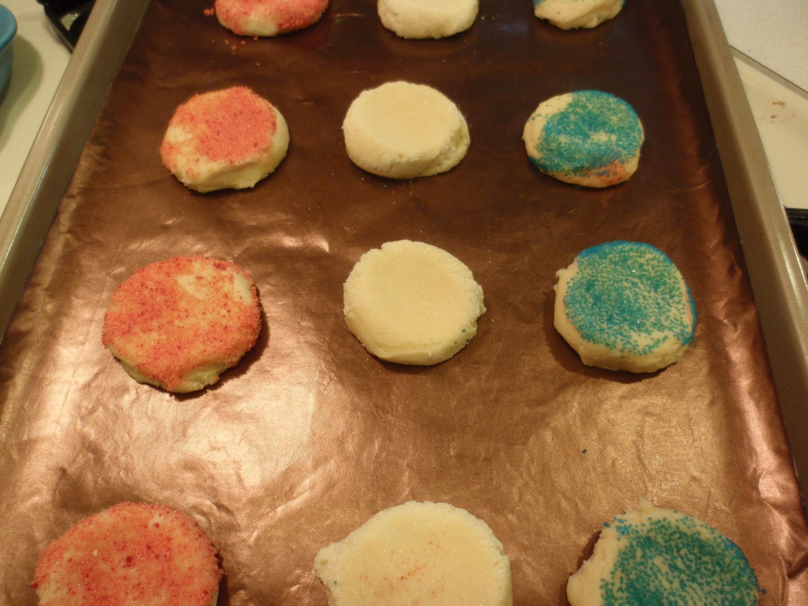 Peanut Life Adventures Colored Sugar Cookies