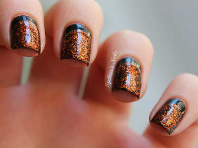 Halloween Ruffian Nails China Glaze Ick-A-Bod-Y