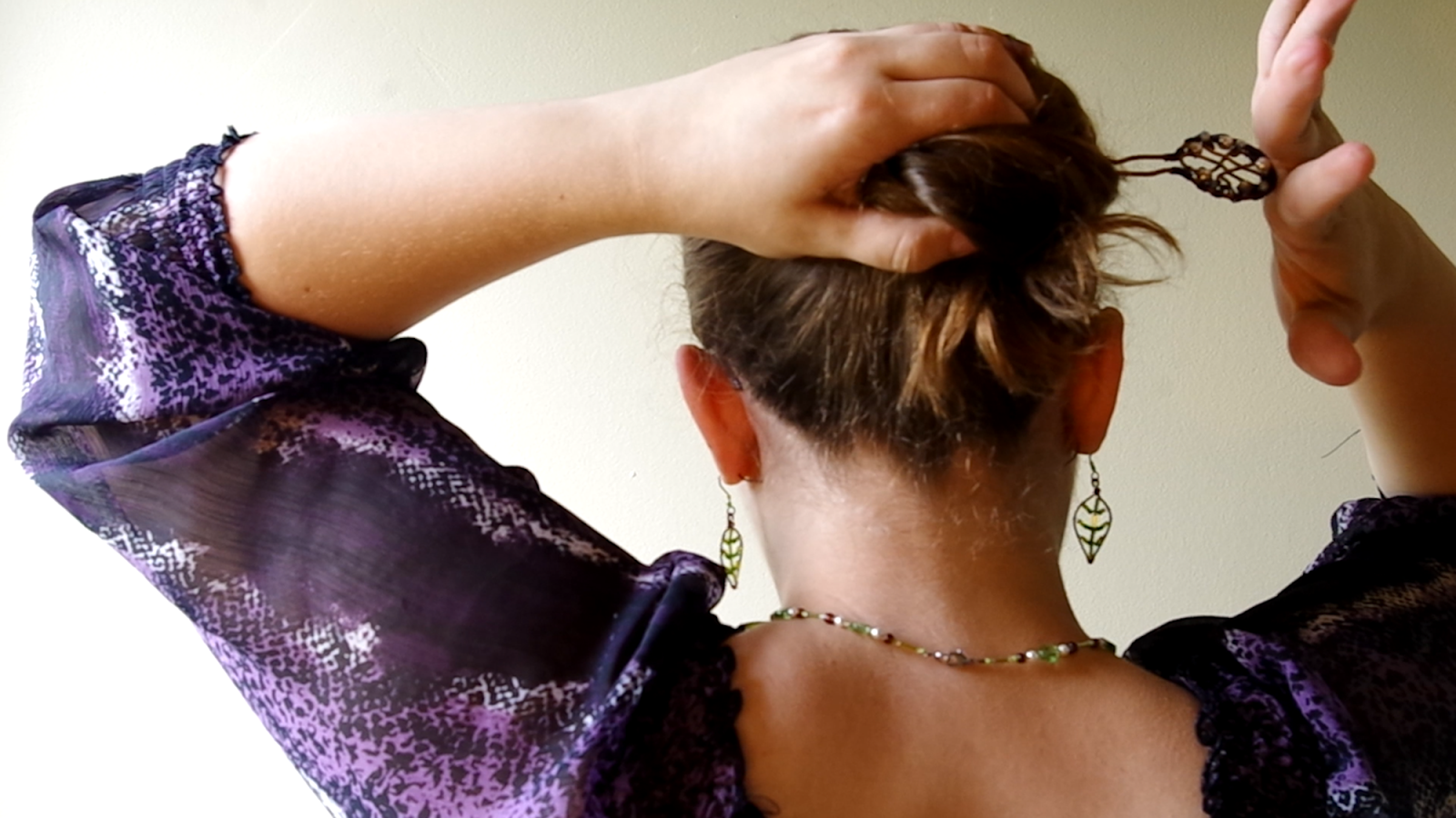 3 More Ways to Wear a Hair Fork For Long Hair Shealynn's Faerie Shoppe