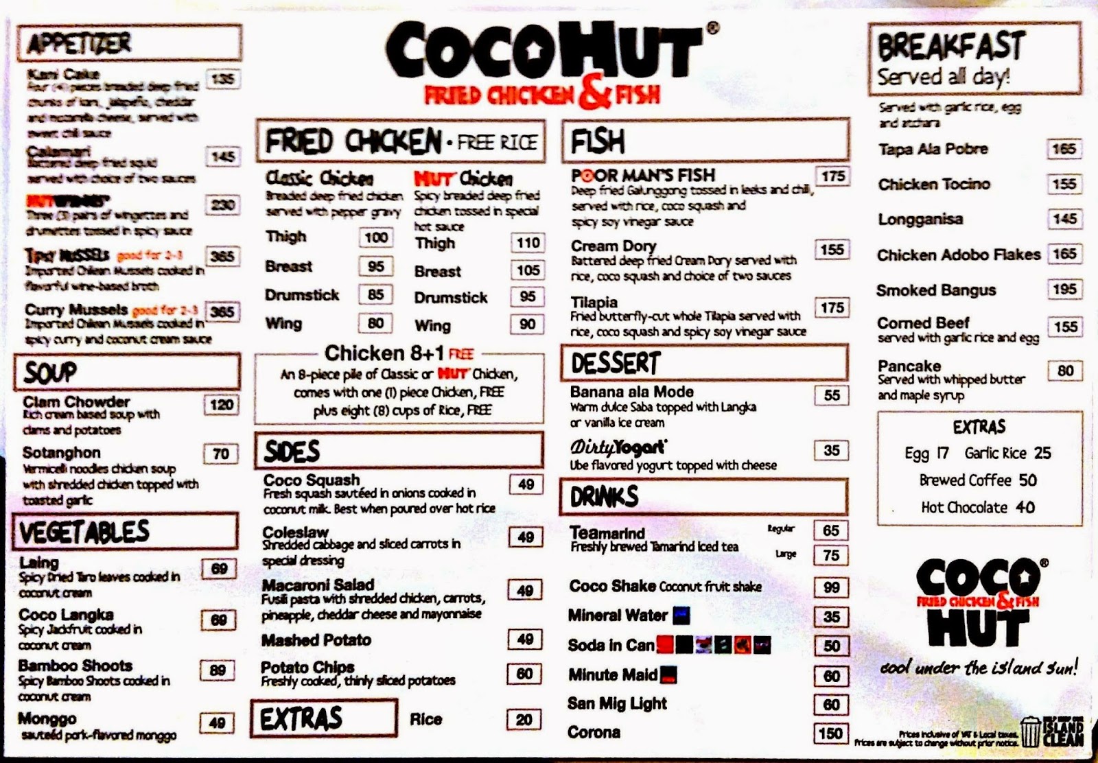 Saulternative Army Navy's Islander Cousin, Coco Hut Fried Chicken & Fish
