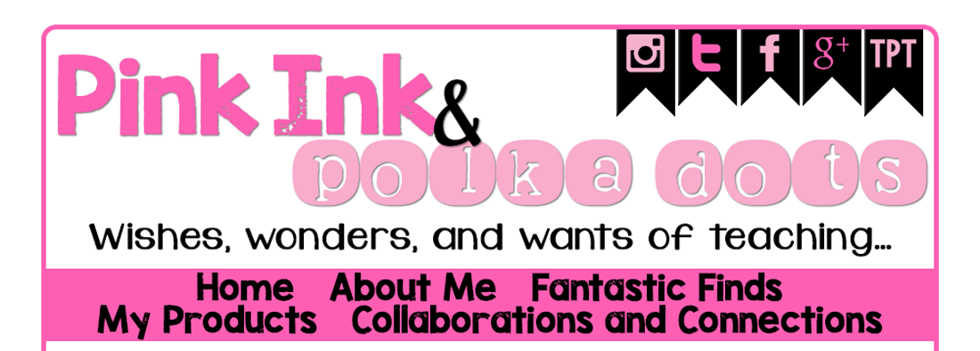 Pink Ink and Polka Dots